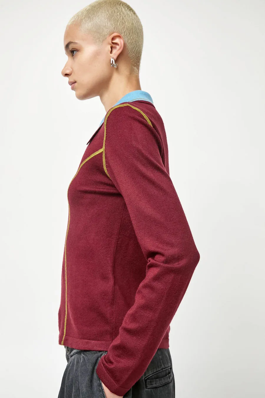 No.6 Lainey Top in Merlot sold by No. 6 product image thumbnail 4