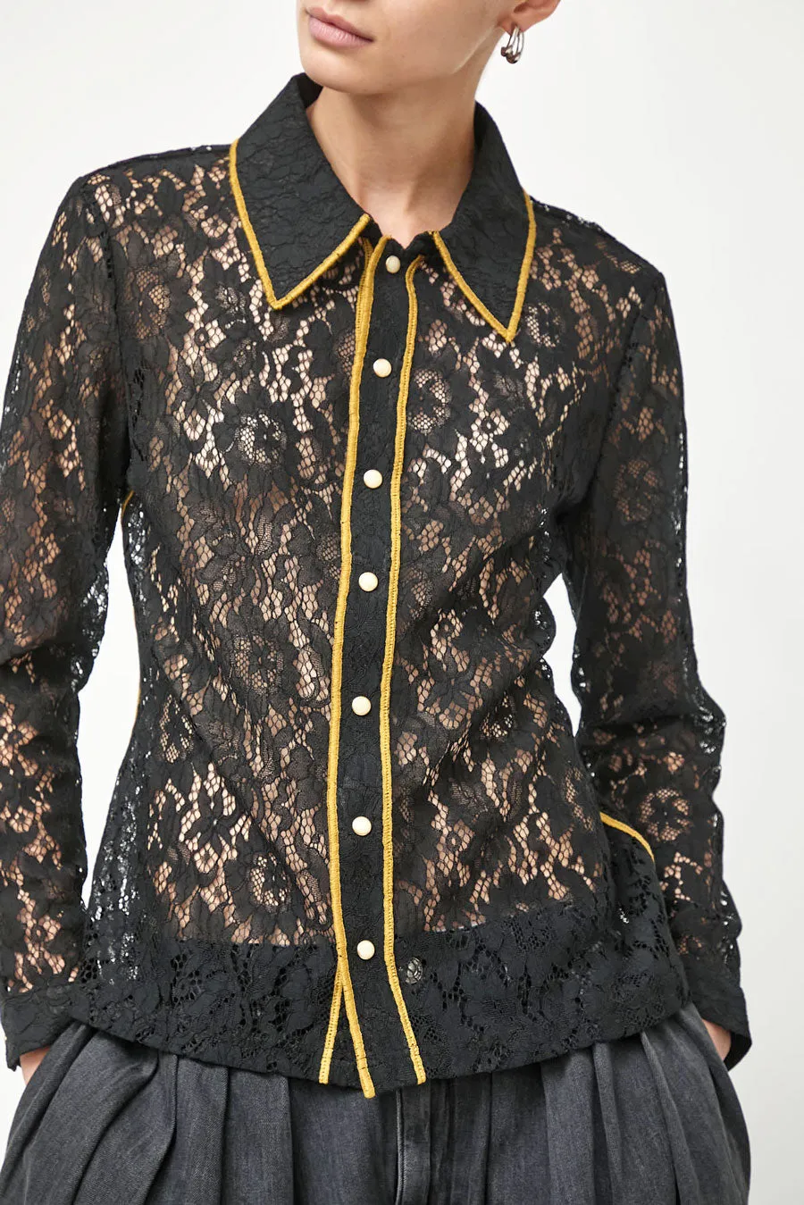No.6 Anaise Top in Black sold by No. 6