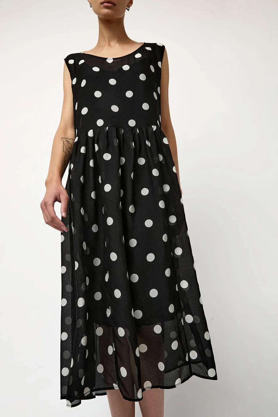 No.6 Audrey Dress in Black with White Dot sold by No. 6 product image thumbnail 3