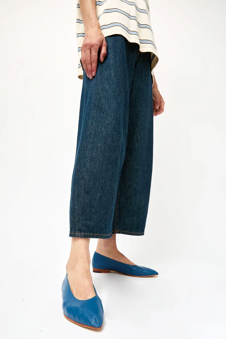 Martiniano Party Flat in Denim sold by No. 6 product image thumbnail 3