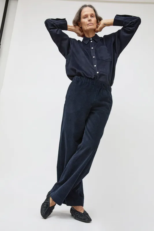 No.6 Jack Pant in Navy made by No. 6