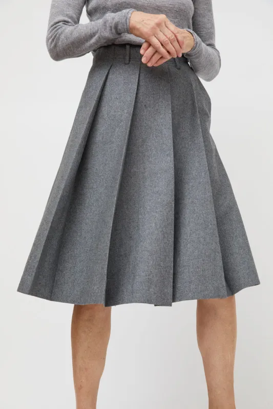 La Piscine Skirt in Medium Grey made by No. 6