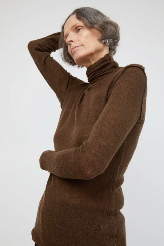 Guðrun & Guðrun Bjørk Turtleneck in Chocolate made by No. 6