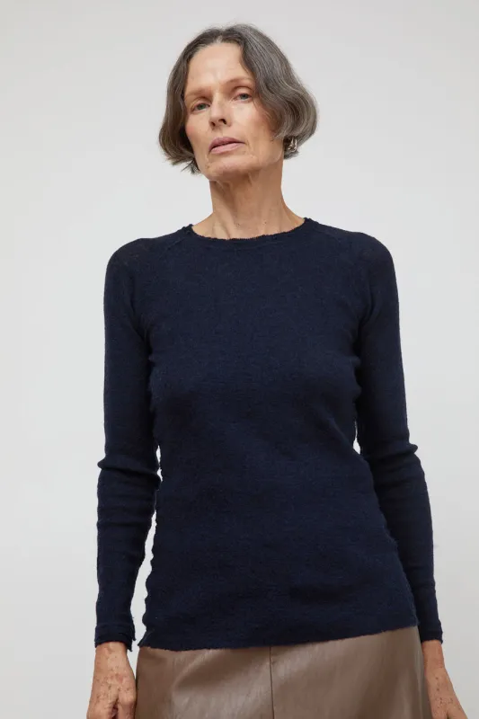 Guðrun & Guðrun Barba Sweater in Dark Blue made by No. 6