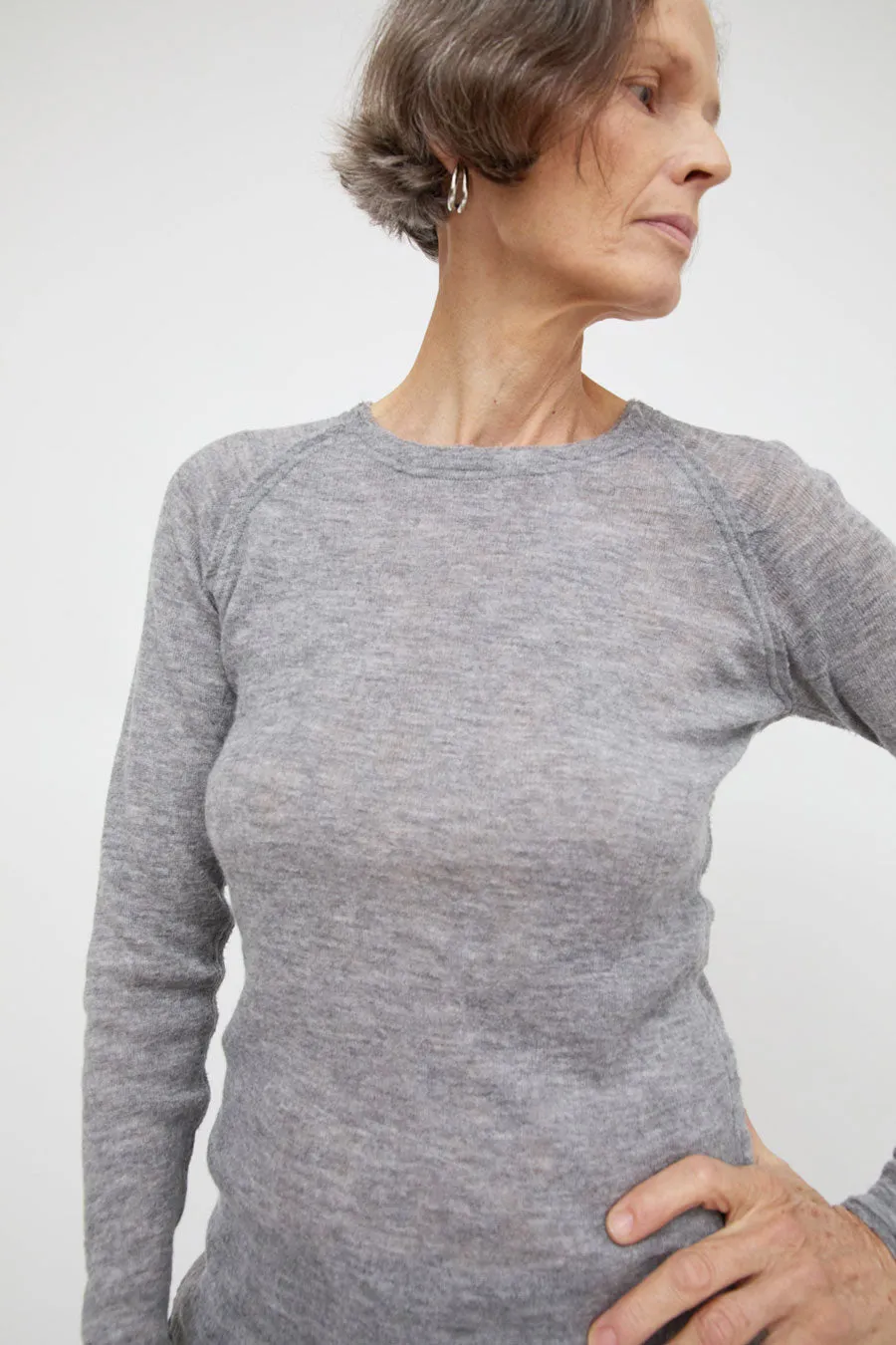 Guðrun & Guðrun Barba Sweater in Grey sold by No. 6