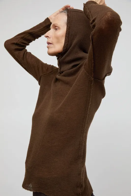 Guðrun & Guðrun Bjarma Balaclava in Chocolate made by No. 6
