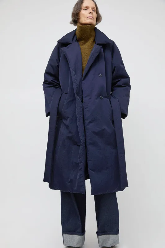 No.6 Leeds Coat in Navy made by No. 6