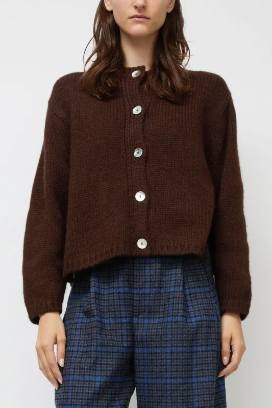 Nikki Chasin Sheba Cardigan in Chocolate made by Nikki Chasin