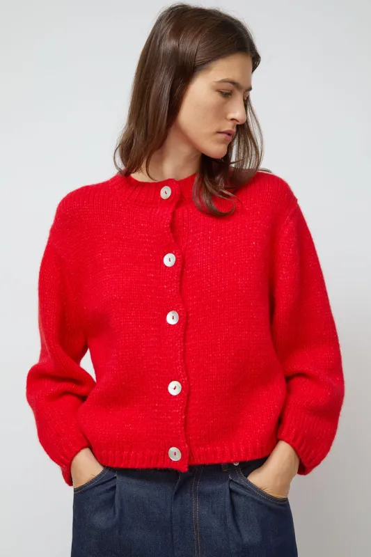 Nikki Chasin Sheba Cardigan in Habanero made by Nikki Chasin