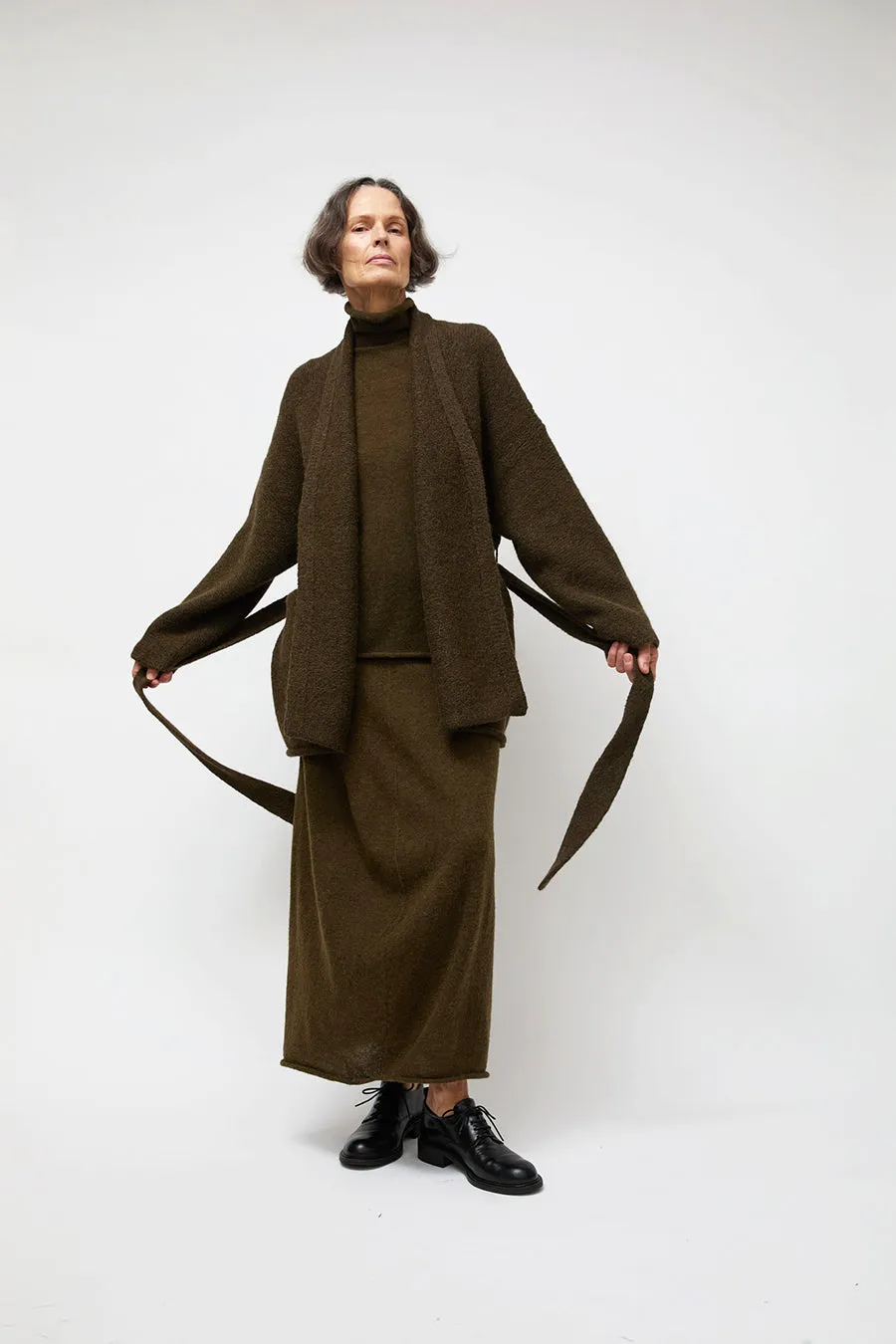 Lauren Manoogian Coto Cardigan in Olive sold by No. 6 product image thumbnail 2