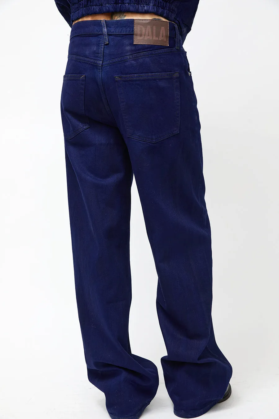 Dala Isle Full Jean in Deep Sea Crackle sold by No. 6 product image thumbnail 5