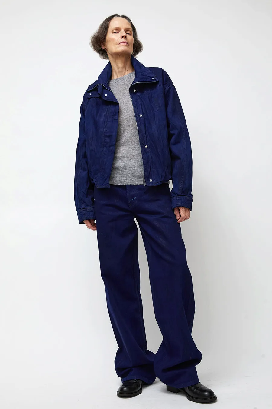 Dala Isle Full Jean in Deep Sea Crackle sold by No. 6