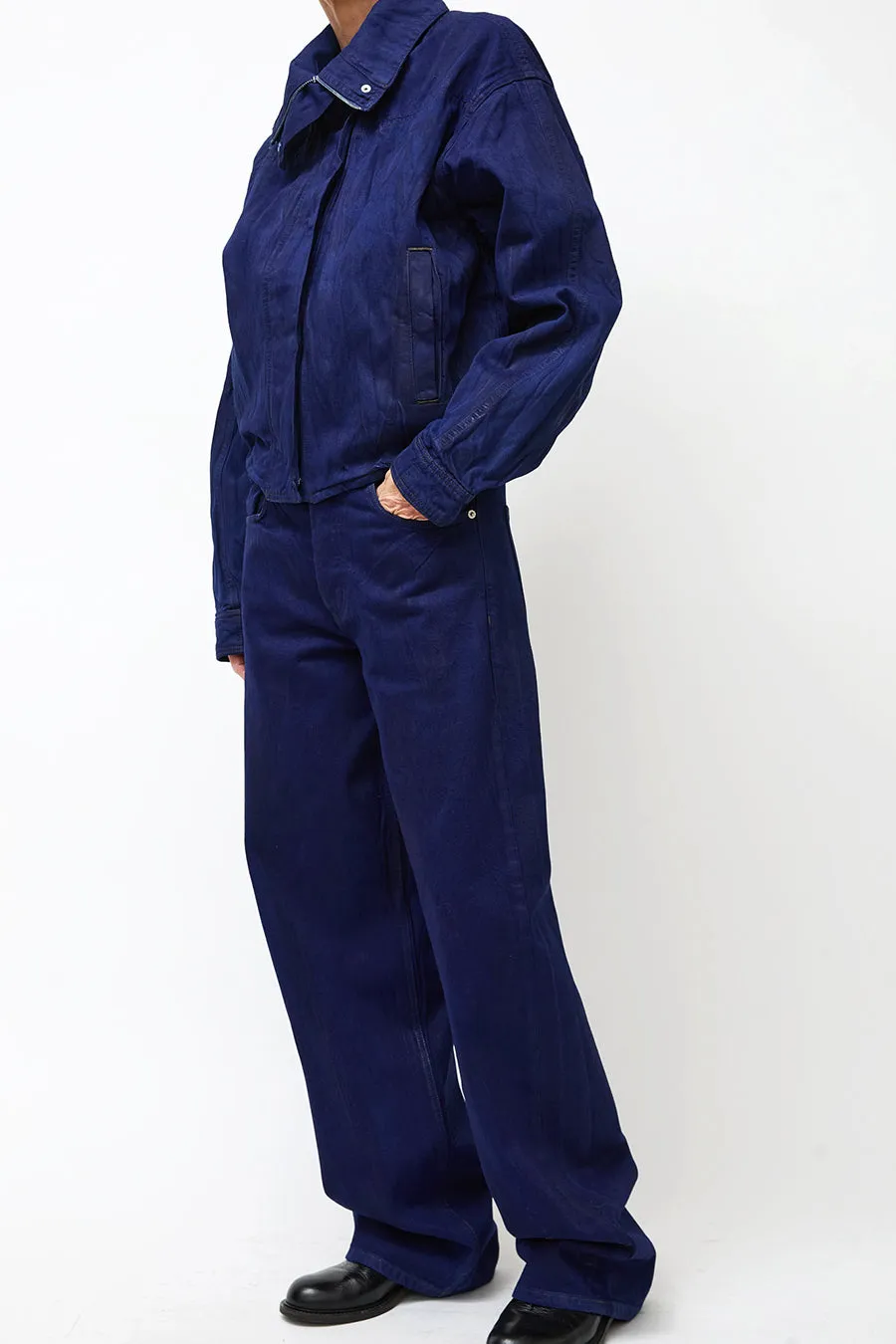 Dala Isle Full Jean in Deep Sea Crackle sold by No. 6 product image thumbnail 2