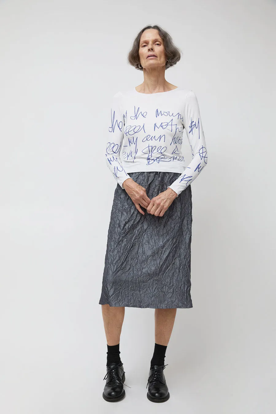 Vladimir Karaleev Long Sleeve Print Top in Mount sold by No. 6 product image thumbnail 4