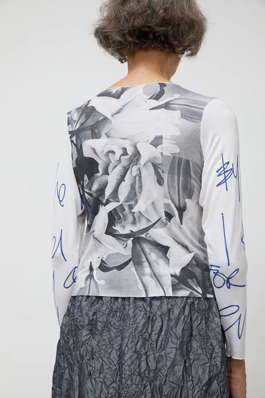 Vladimir Karaleev Long Sleeve Print Top in Mount sold by No. 6 product image thumbnail 2
