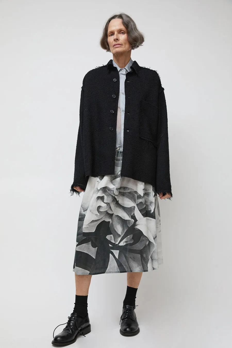 Vladimir Karaleev Shirt Jacket in Black sold by No. 6 product image thumbnail 3