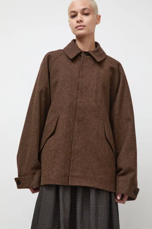 YMC Harrison Jacket in Brown made by YMC