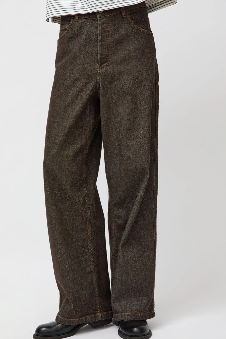 YMC Replacement Jean in Brown sold by No. 6 product image thumbnail 3