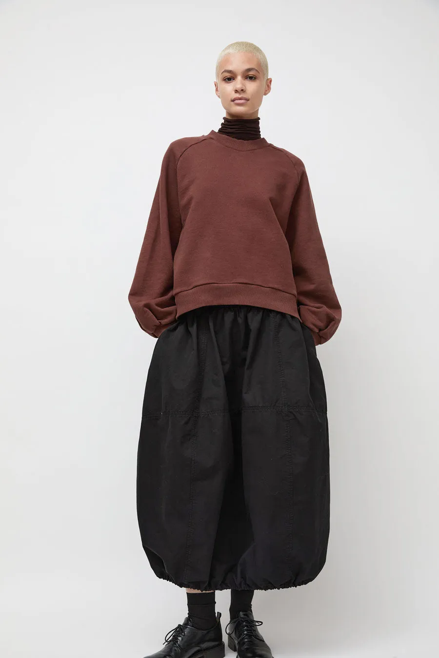 YMC Bellow Sleeve Sweatshirt in Dark Brown sold by No. 6 product image thumbnail 3