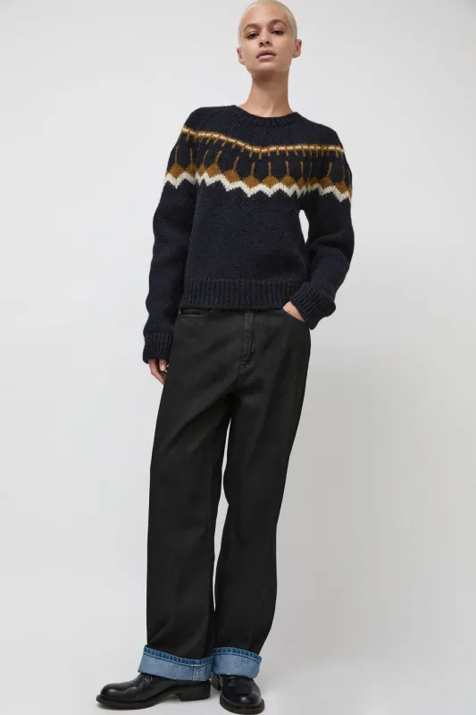 YMC Silver Jean in Black made by YMC