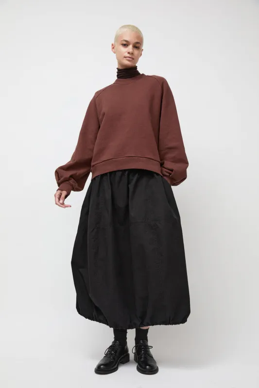 YMC Parachute Skirt in Black made by YMC