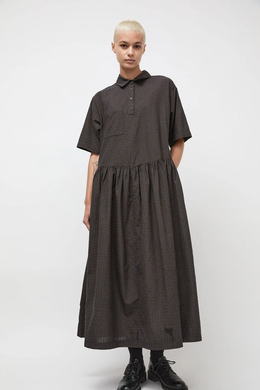 YMC Parklife Dress in Grey Multi sold by No. 6