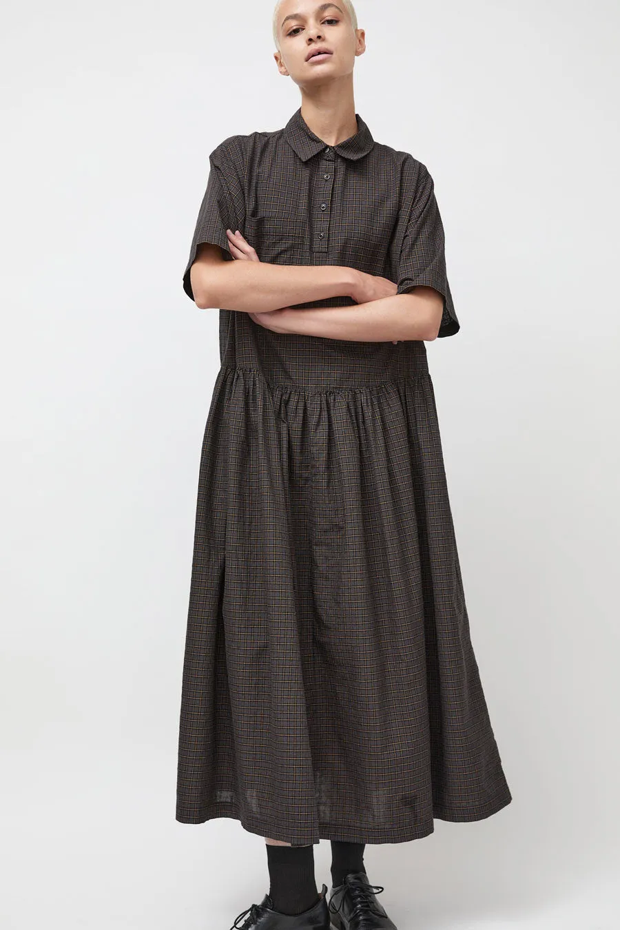 YMC Parklife Dress in Grey Multi sold by No. 6 product image thumbnail 5
