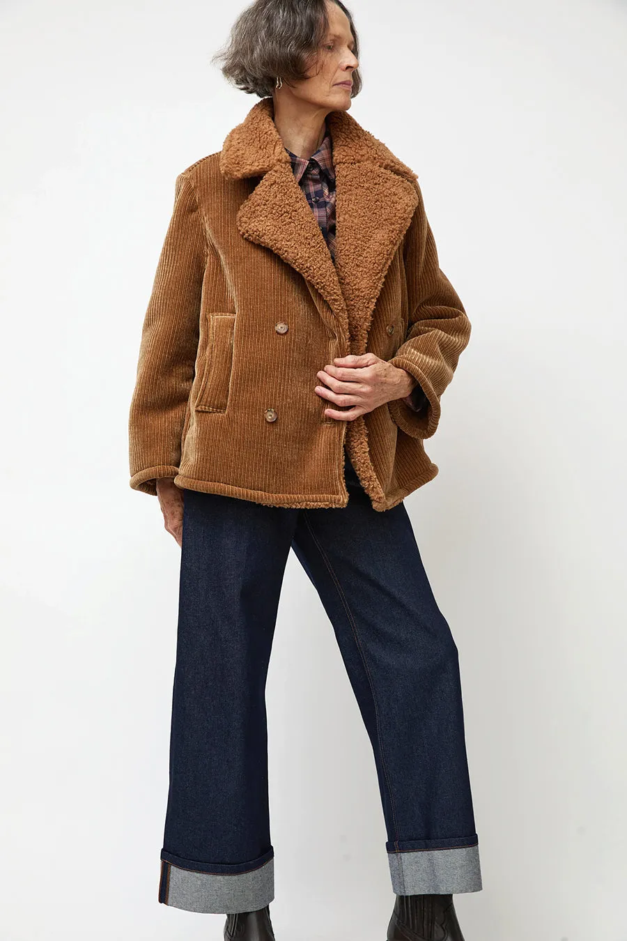 No.6 Shaye Coat in Camel sold by No. 6