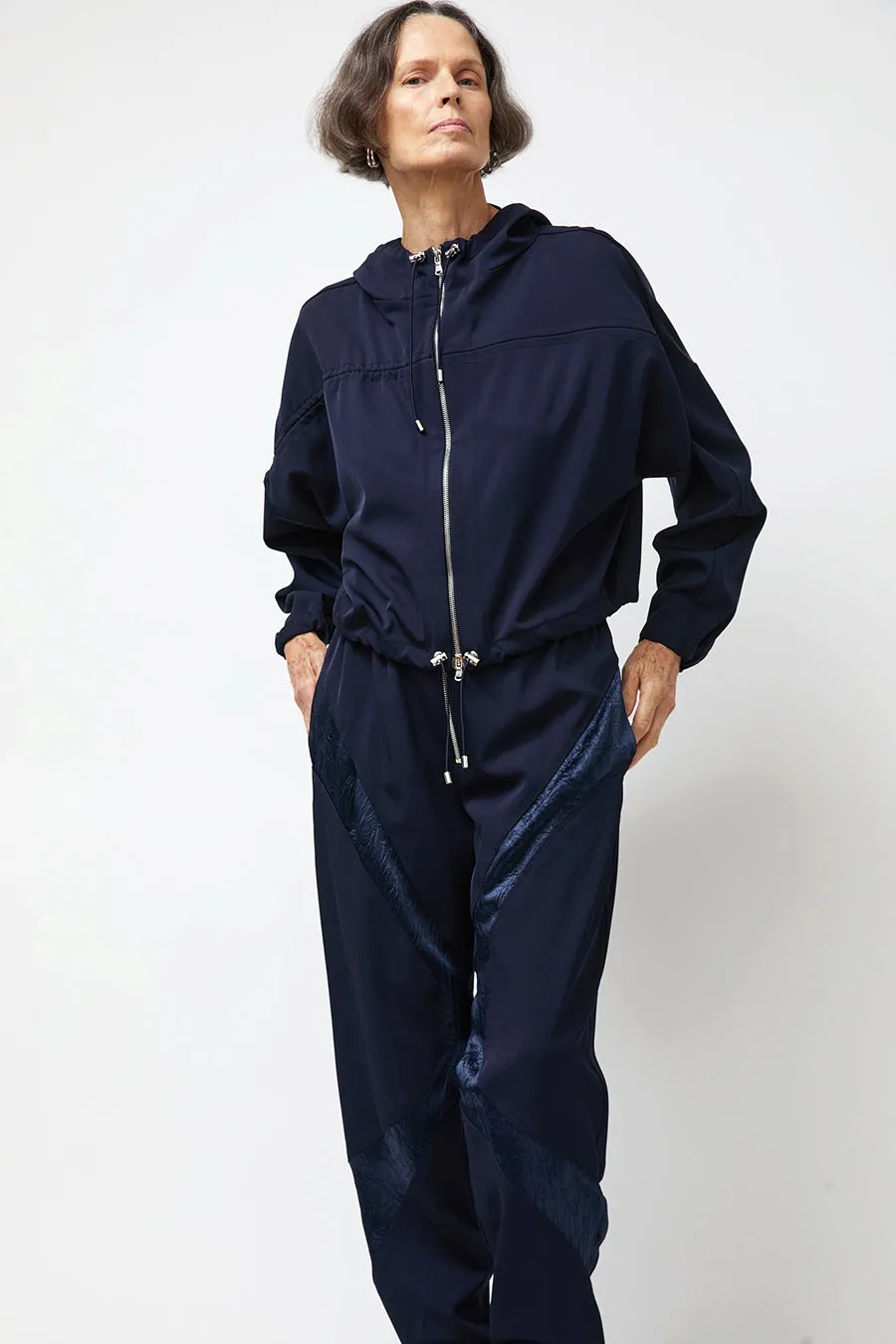 NOMIA Gathered Yoke Zip Jacket in Midnight sold by No. 6 product image thumbnail 4