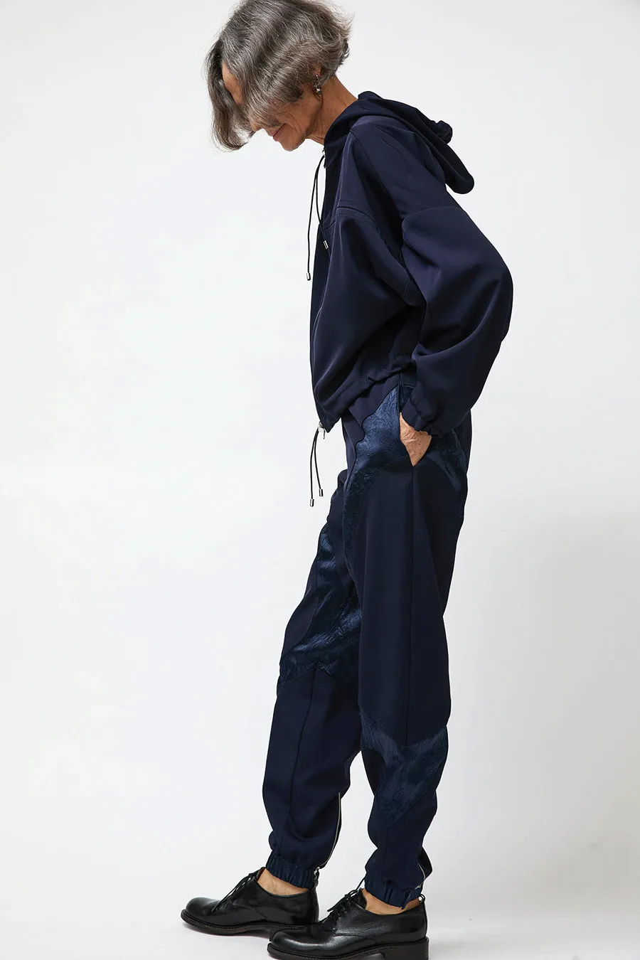 NOMIA Gathered Yoke Zip Jacket in Midnight sold by No. 6 product image thumbnail 5