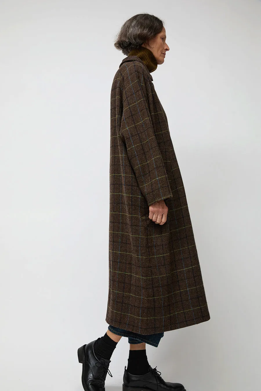 Ali Golden New Trench in Taupe Multicolor Plaid sold by No. 6 product image thumbnail 4