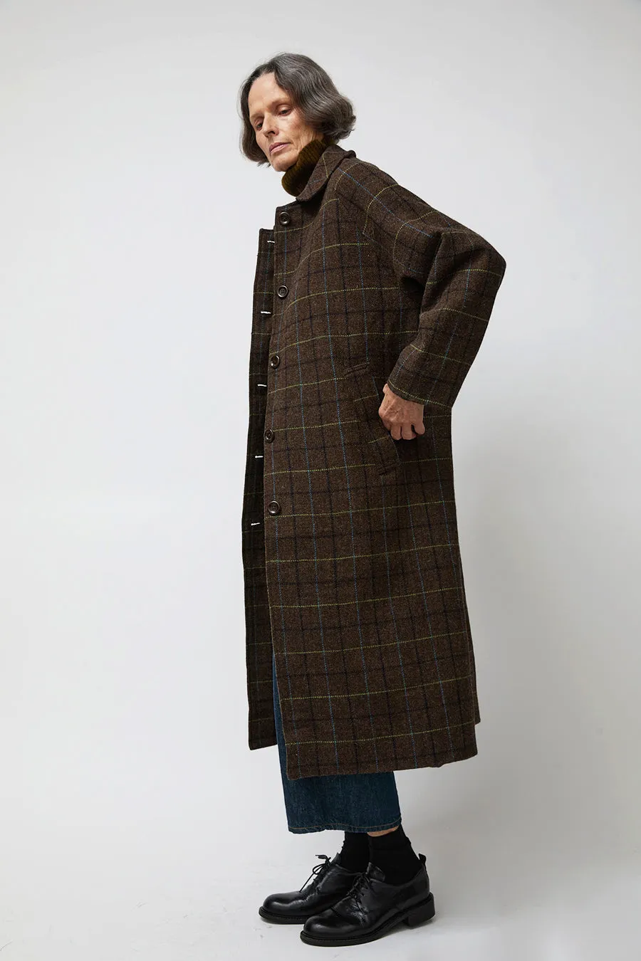 Ali Golden New Trench in Taupe Multicolor Plaid sold by No. 6 product image thumbnail 2
