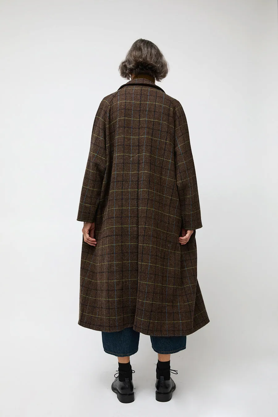 Ali Golden New Trench in Taupe Multicolor Plaid sold by No. 6 product image thumbnail 5