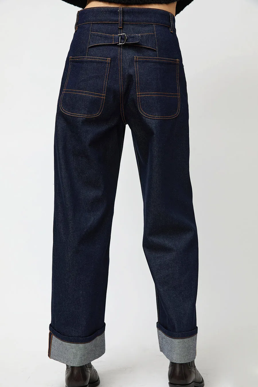 No.6 Colm Pant in Denim sold by No. 6 product image thumbnail 5