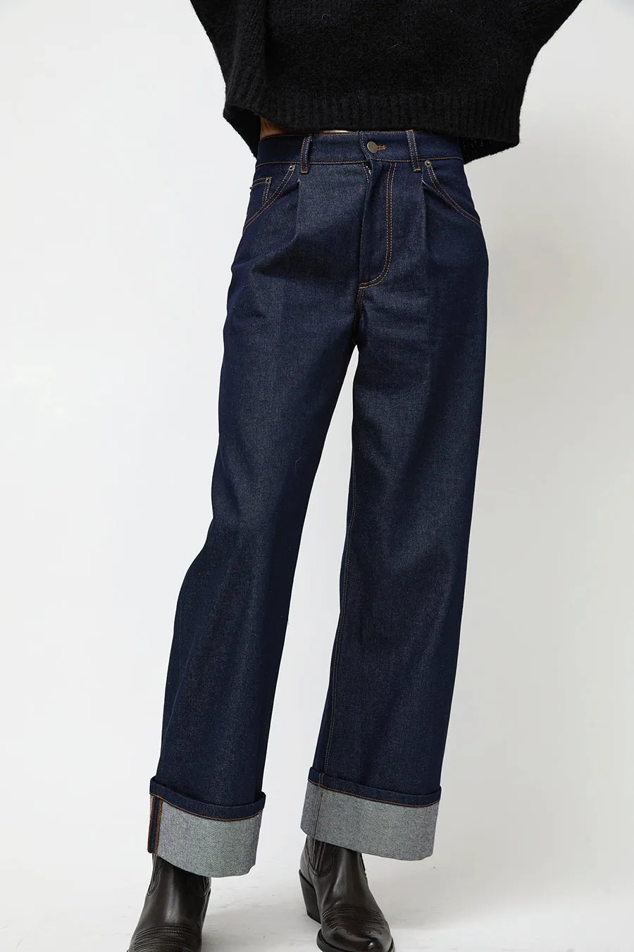 No.6 Colm Pant in Denim sold by No. 6 product image thumbnail 3