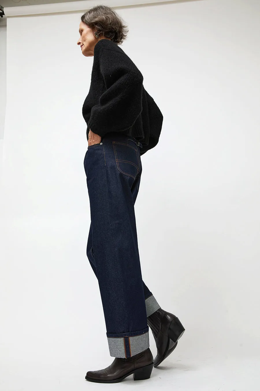 No.6 Colm Pant in Denim sold by No. 6 product image thumbnail 4