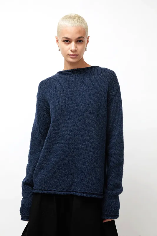 Ciao Lucia Sadie Pullover in Denim made by Ciao Lucia