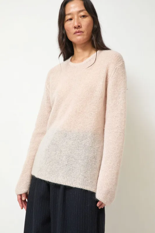 Eleph Mia Sweater in Blush White made by Eleph Womens