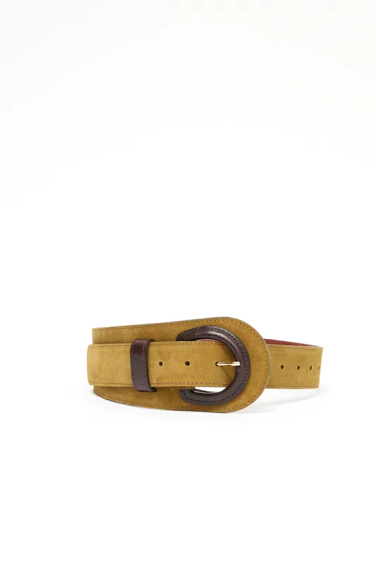 Herbert Frere Soeur La Guerande Velours Belt in Bronze made by No. 6