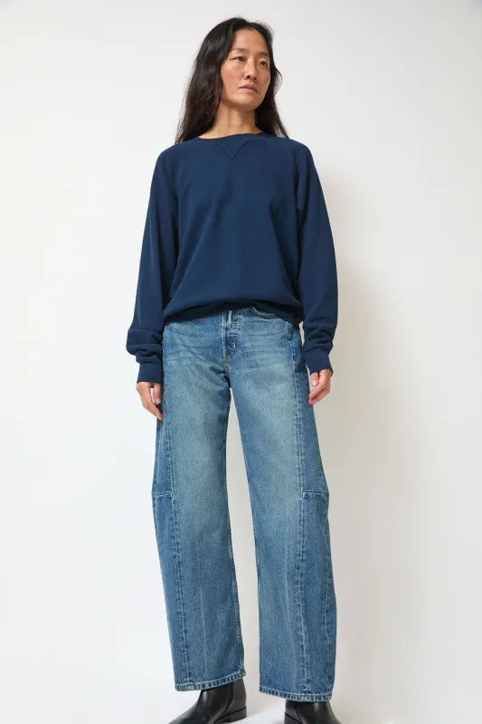 B Sides Slim Lasso Jean in Vista Blue made by B Sides Jeans