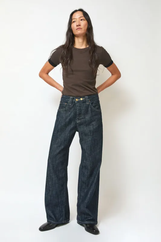 B Sides Vic Jean in Rinse Indigo made by B Sides Jeans