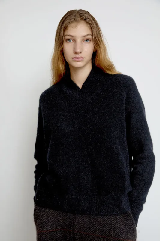 Boboutic Gemini Sweater in Dark Navy made by Boboutic