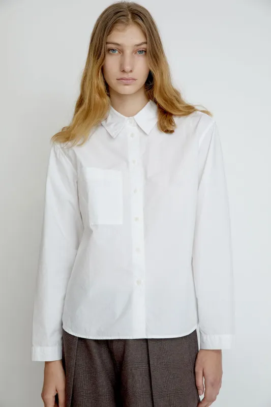 YMC Eva Shirt in White made by YMC