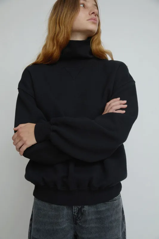 6397 Turtleneck Deb Sweat Shirt in Starling made by 6397