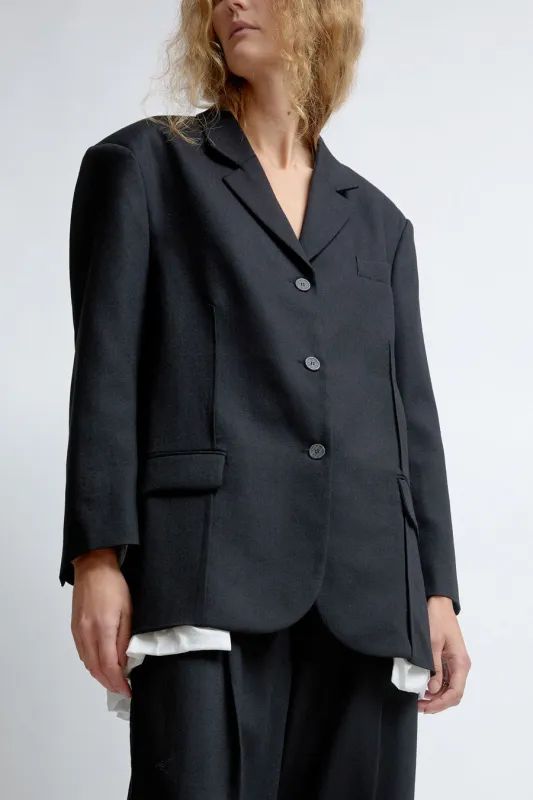 RUS Telon Tailored Jacket in Black made by RUS