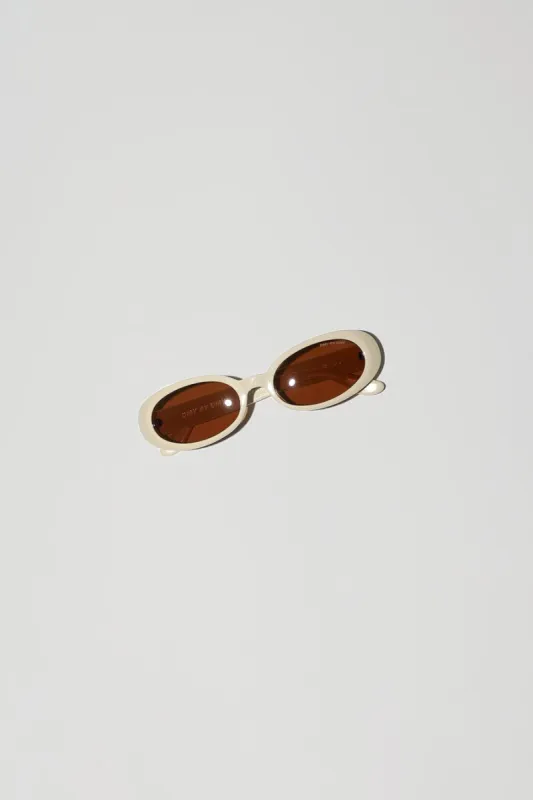 DMY BY DMY Valentina Sunglasses in Ivory sold by No. 6