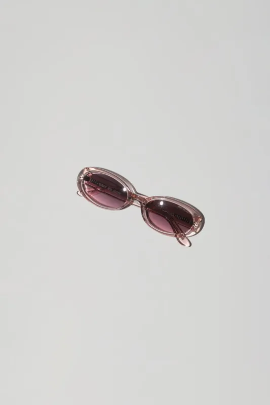 DMY BY DMY Valentina Sunglasses in Transparent Pink made by No. 6