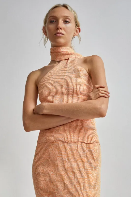 Mozh Mozh Shine Top in Peach made by No. 6