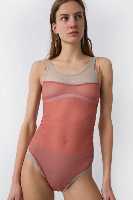 Simone Wild Net Body Lolita in Terracotta made by No. 6
