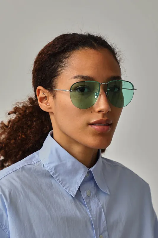 Projekt Produkt GE-2 Sunglasses in White Gold made by No. 6